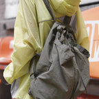 Casual anti-splashing nylon backpack female, backpack neutral large capacity student bag, backpack purse lightweight casual