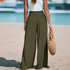 Women's Drawstring Loose Casual Wide-leg Trousers Lootquake LLC