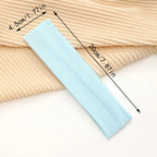 European And American Hot Solid Color Hair Band High Elastic Sports