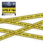 Halloween Warning Strip Tape - Plastic Isolation Decoration Tape for Horror Atmosphere - SJB-DIAMOND ELITES
