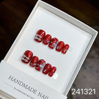 1028- Handmade press on nails fake nails removable