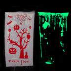 Halloween luminous light curtain pumpkin ghost spider web haunted house secret room horror blood gauze atmosphere layout props - SJB-DIAMOND ELITES