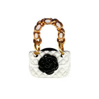 Metal Hole Shoes Flower Shoe Buckle Alloy Pearl