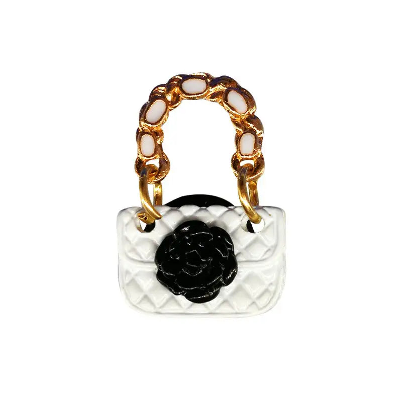 Metal Hole Shoes Flower Shoe Buckle Alloy Pearl