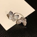 Spinning Ring Temperament Rotatable Snowflake Pi-Mart