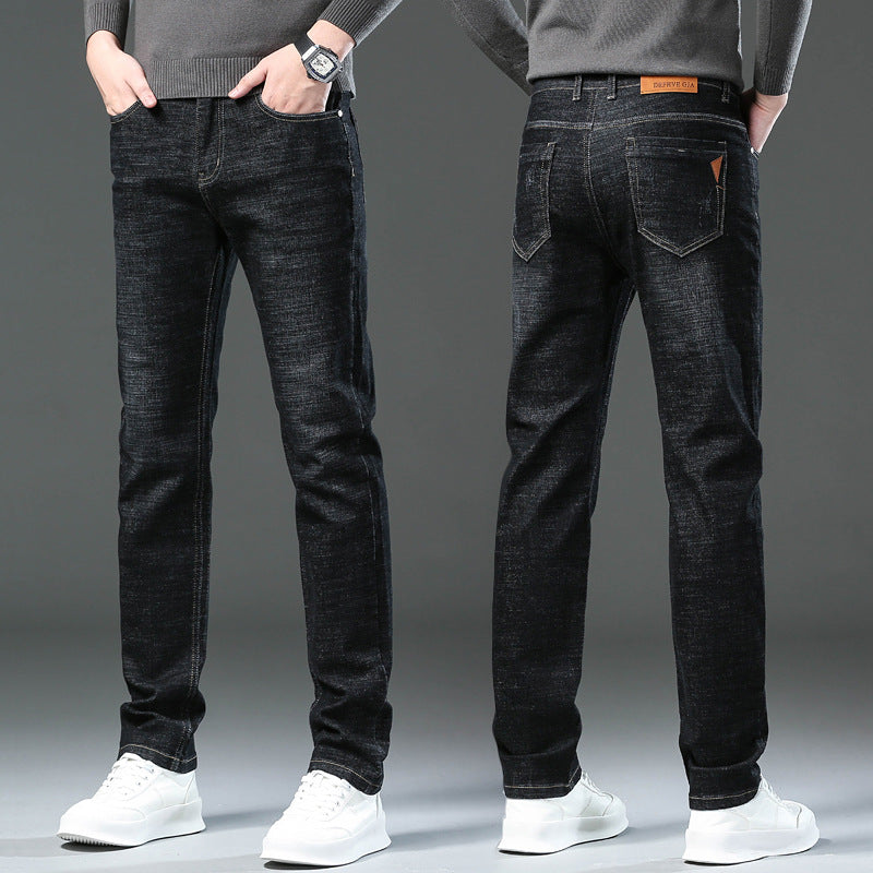 Men's Casual Loose Straight High Stretch Jeans Lootquake LLC