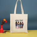 Canvas printed shoulder bag, fashionable and lightweight shopping bag, large-capacity cotton bag 2pcs hobo. - SJB-DIAMOND ELITES
