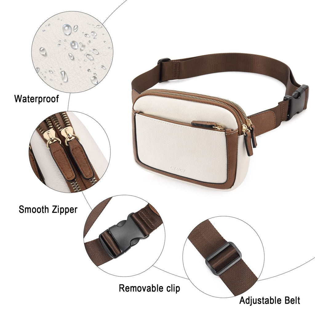 Women's Belt Bag – Mini Portable Crossbody Fanny Bag with Adjustable Shoulder Strap, Faux Leather Waist Bag for Travel & Sports – Stylish and Functional - SJB-DIAMOND ELITES