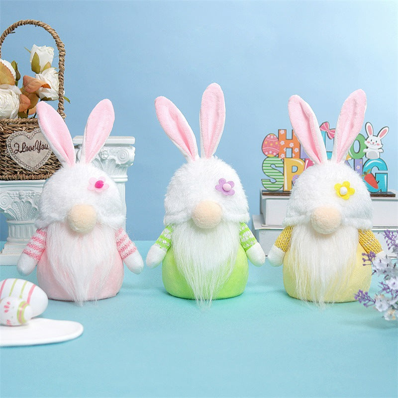 Luminous Easter Rabbit Faceless Baby Doll Pi-Mart