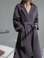 Fashion Loose Cool Woolen Coat Women Pi-Mart