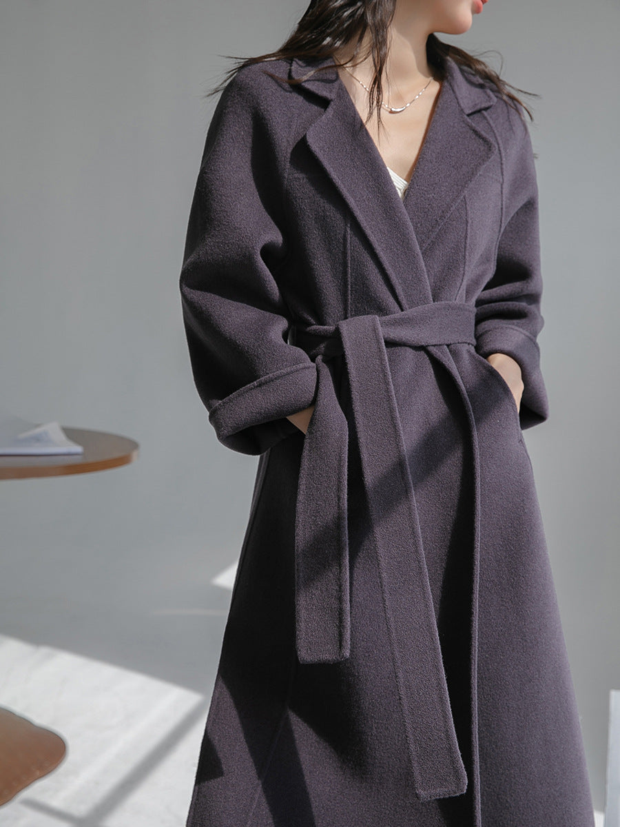Fashion Loose Cool Woolen Coat Women Pi-Mart