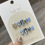 1022- Handmade press on nails fake nails removable