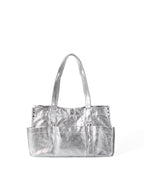 Stylish Metallic Hobo Tote Purse - Summer Design Large Capacity Multi-Compartment Shoulder Bag for Women