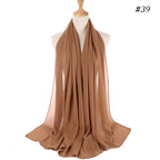 MH089 Pearl Chiffon Bubble Hijab Mariam's Collection