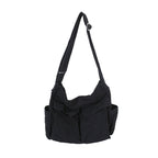 Retro Tooling Women's Shoulder Bag - Stylish Crossbody Canvas Bag with Large Capacity for Everyday Street Leisure