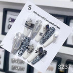 1025- Handmade press on nails fake nails removable