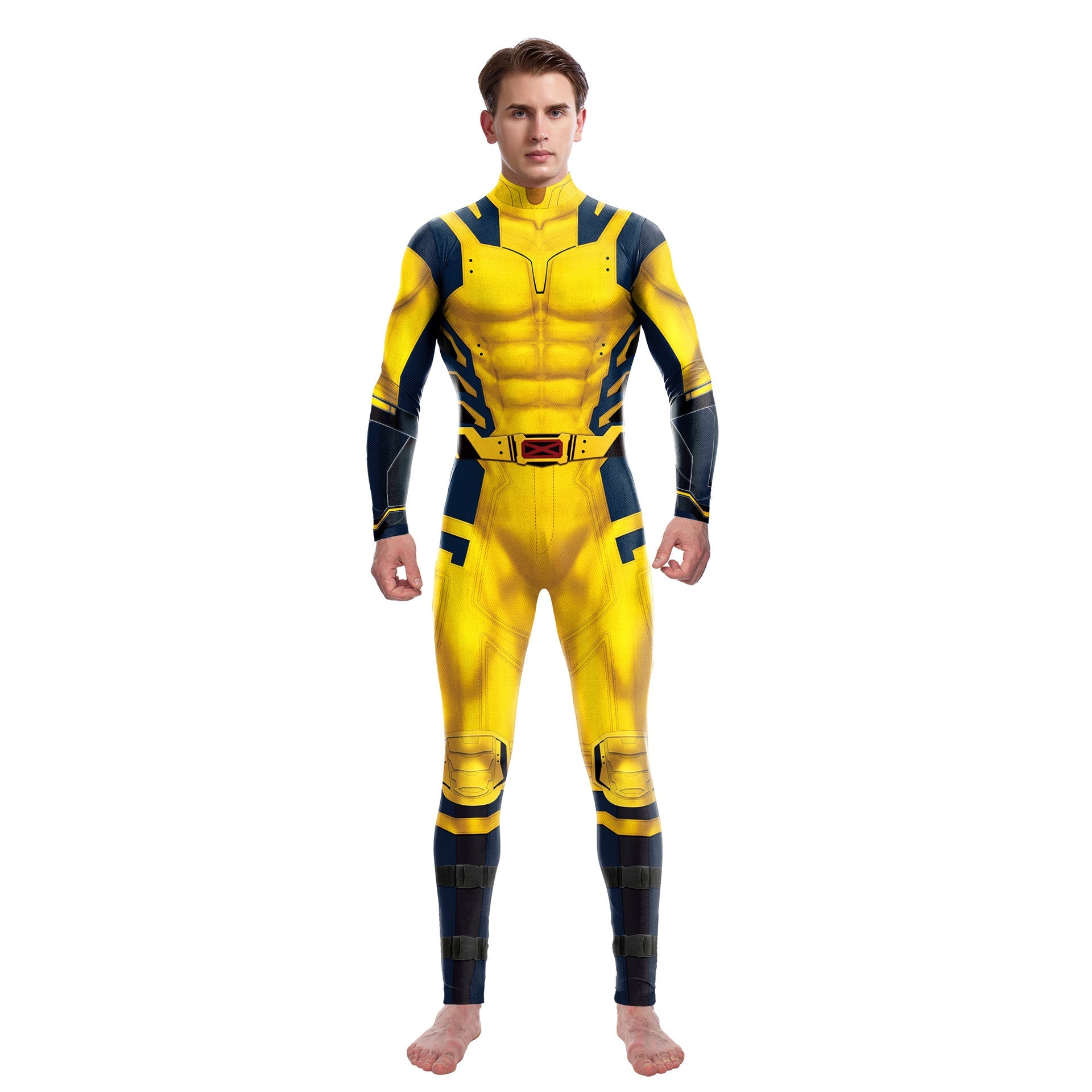 onepiece Halloween movie cos suit Deadpool 3 Wolverine costume playing suit printed jumpsuit - SJB-DIAMOND ELITES