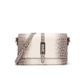 2025 Gradual Change Snakeskin Pattern Small Square Bag Fashionable Atmosphere Physical Women's Bag Buckle Tide Messenger Bag CR21080304 - SJB-DIAMOND ELITES