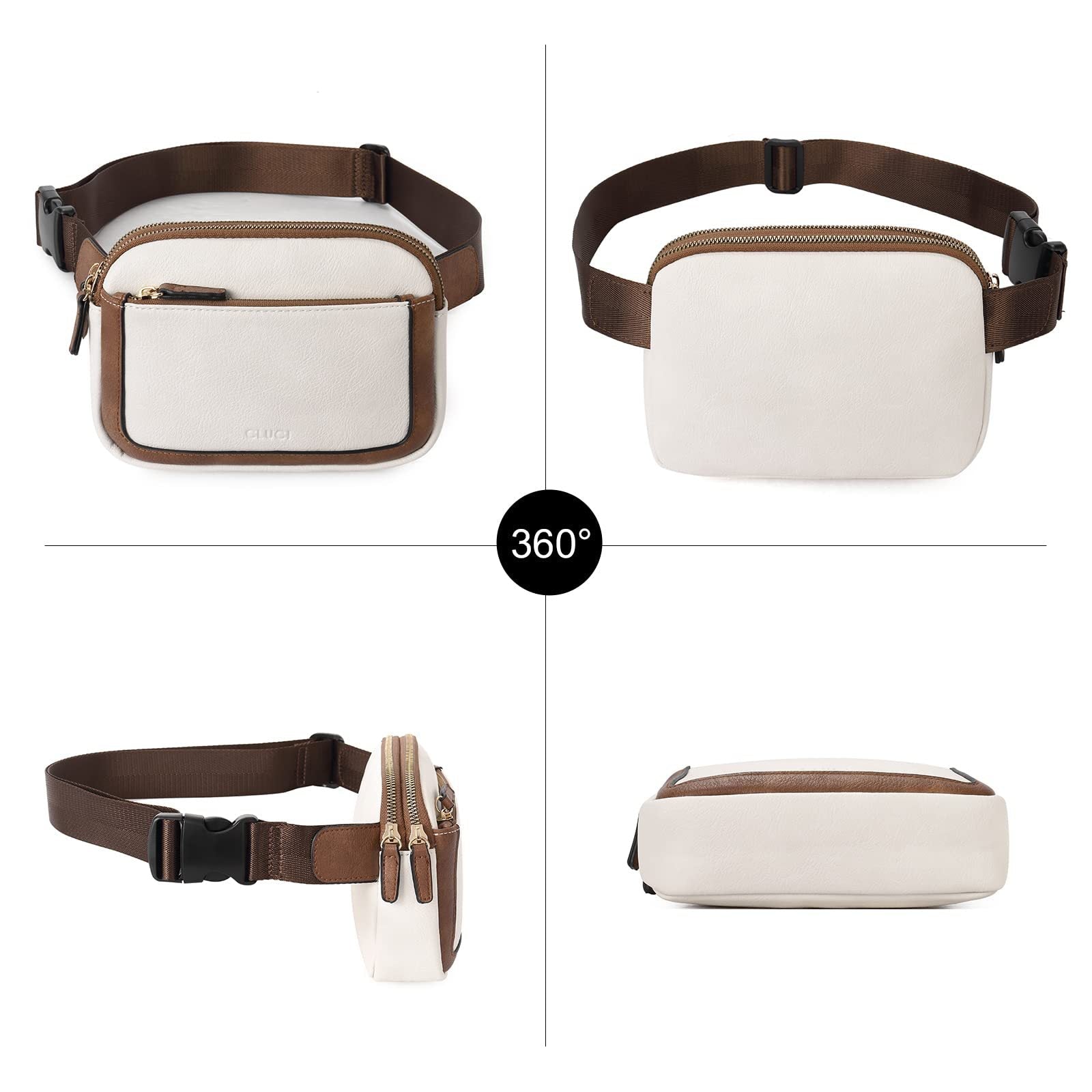 Women's Belt Bag – Mini Portable Crossbody Fanny Bag with Adjustable Shoulder Strap, Faux Leather Waist Bag for Travel & Sports – Stylish and Functional - SJB-DIAMOND ELITES
