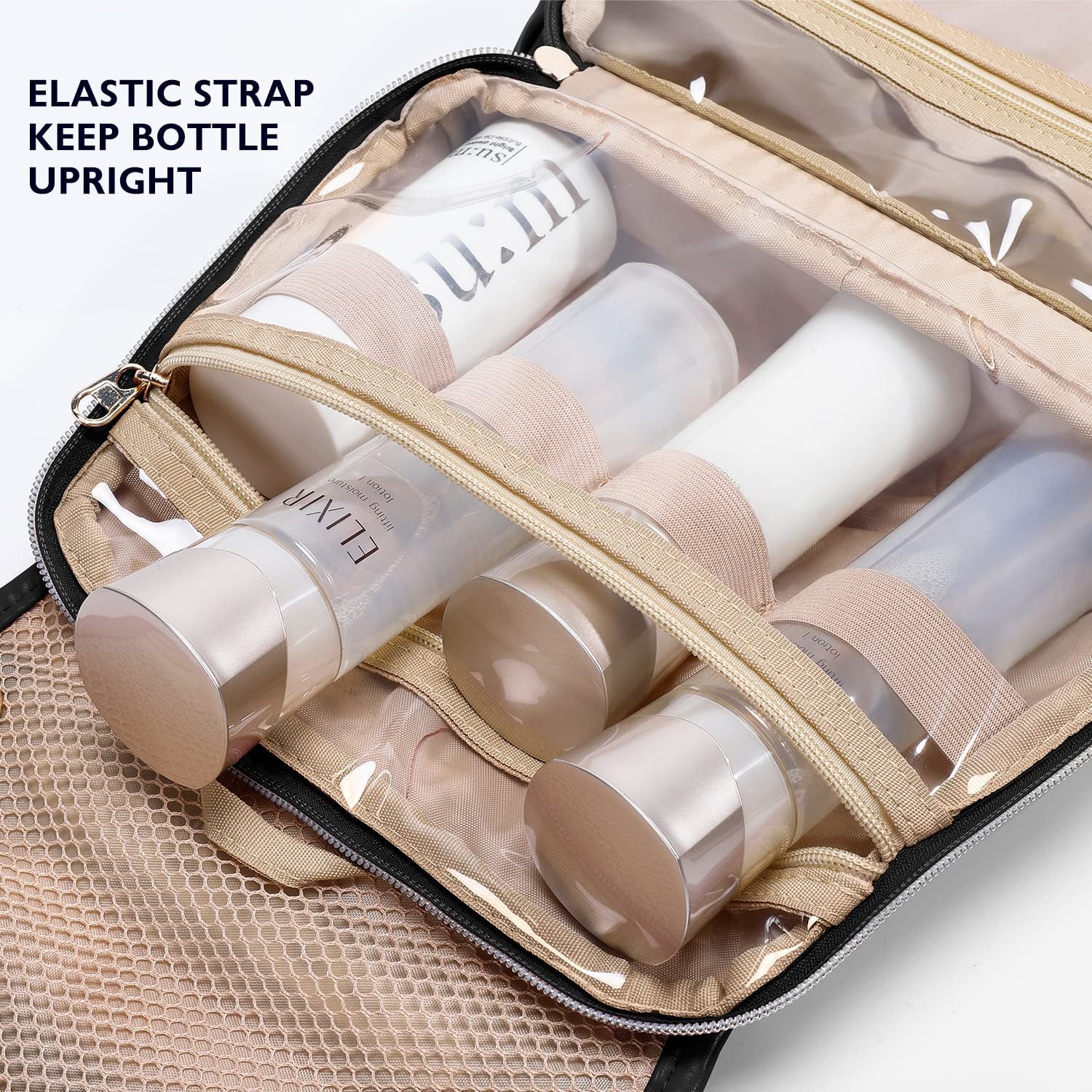 Waterproof toilet bag, cosmetic bag storage bag, toilet bag with hook, travel bag toiletries storage bag - SJB-DIAMOND ELITES