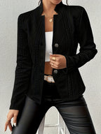 Button Pattern Small Suit Jacket Pi-Mart