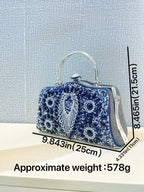 Nightout bag with diamond inlaid carrying bag, ladies banquet single shoulder crossbody carrying bag - SJB-DIAMOND ELITES