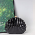 Shell Box Bag, Clutch Purse, Dinner Purse evening Clutch Purse Party, Prom Bag, Party Purse, - SJB-DIAMOND ELITES