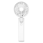 Portable Fan Mini Handheld Fan USB Rechargeable 3 Speed Personal Handheld Small Pocket Fan with Base for Indoor Outdoor Handheld Fan Mini Portable Fan Rechargeable Battery Fan Cute Design 3 Speed Dual Motors Personal Small Desk Fan with Base