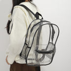 Transparent backpack, waterproof large capacity PVC storage bag, travel outdoor sports backpack purse - SJB-DIAMOND ELITES