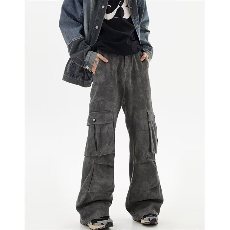 High Street Pu Shuai Camouflage Slacks Male Autumn Trousers Lootquake LLC