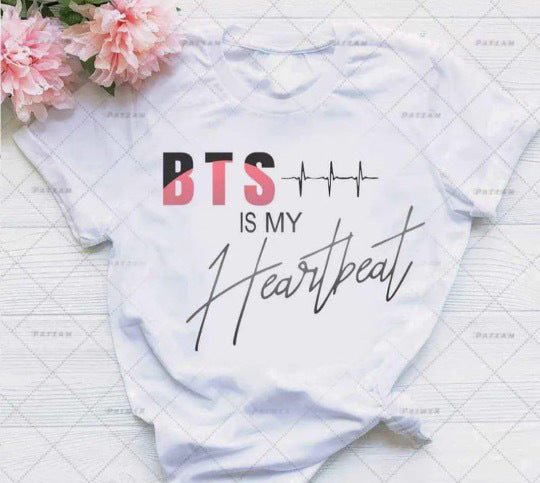 Letter Print Cotton T Shirt Fashion Brand Short Sleeve Tops Man Women Summer New Cool Tees Loose Men's Clothing - SJB-DIAMOND ELITES