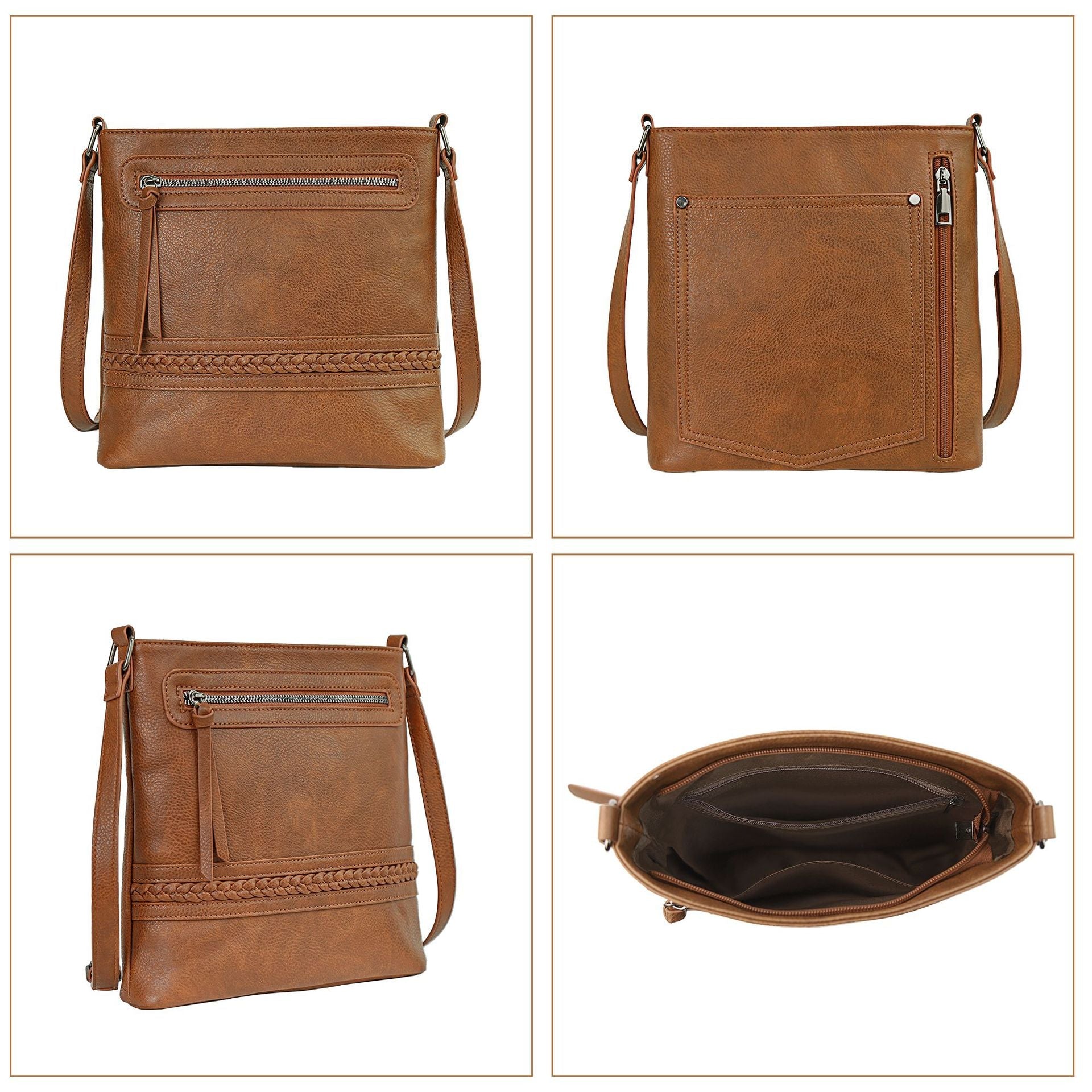 Women's multifunctional shoulder bag, retro popular messenger bag, large capacity small crossbody bag - SJB-DIAMOND ELITES