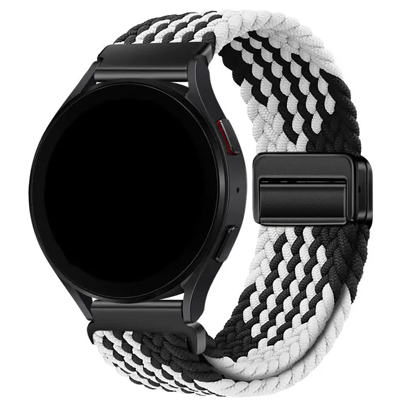 Metal Magnetic Buckle Nylon Braided Stretch Strap - SJB-DIAMOND ELITES