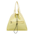 Yellow Drawstring Backpack Purse – Travel Large Capacity Backpack for Students Shoulder Handbag