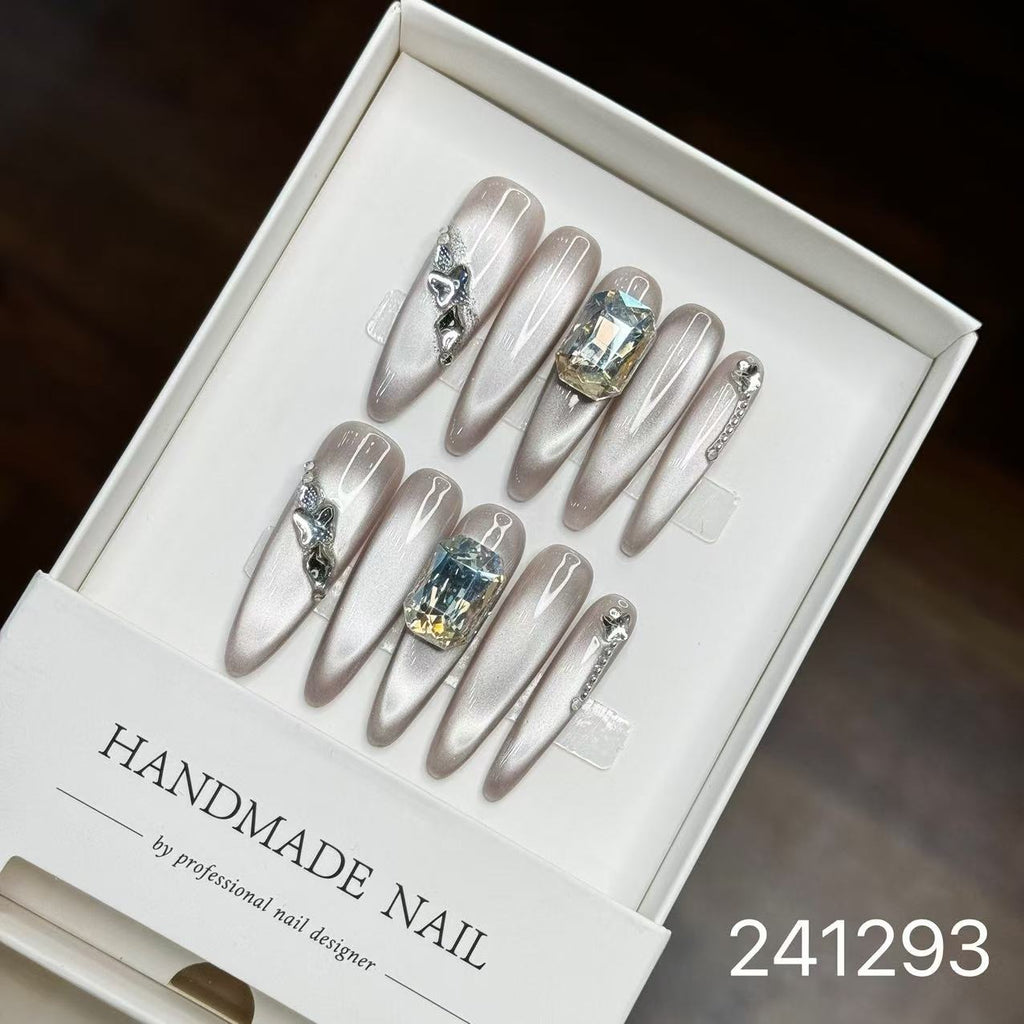 1029- Handmade press on nails fake nails removable