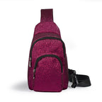 Breast bag, multi-pocket crossbody outdoor fanny pack, fanny pack crossbody, fanny pack for women, waist bag, chest bag for running, - SJB-DIAMOND ELITES