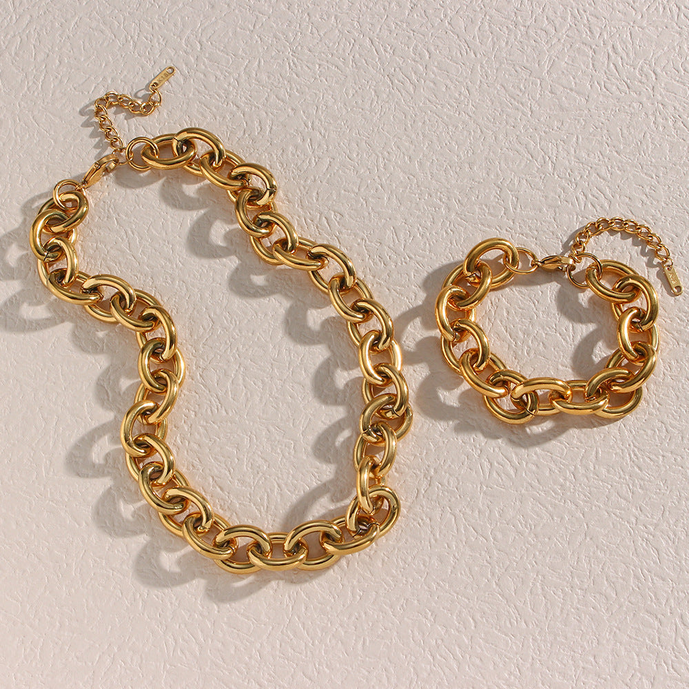 Cool Trendy Thick Straps Bracelet Ornament Women Pi-Mart