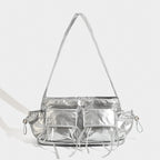 Summer nylon texture portable shoulder bag, casual underarm bag, hobo shoulder bag, top handle shoulder purse - SJB-DIAMOND ELITES
