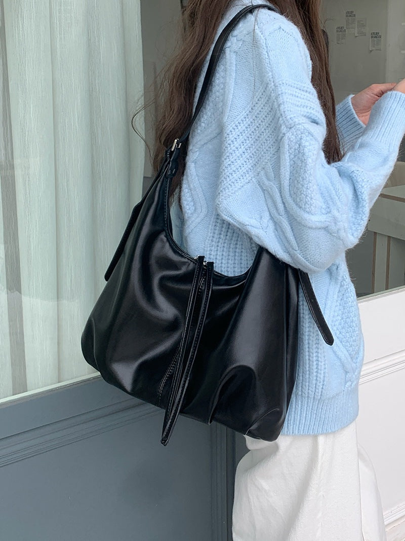 Retro Underarm Bag, Women's Autumn and Winter Fashion Tote Bag, Large Capacity Crossbody Bag - SJB-DIAMOND ELITES