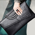 Evening Clutch bag women large capacity banquet handbag crocodile pattern women's fashion temperament crossbody bag - SJB-DIAMOND ELITES