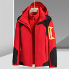 Three-in-one Removable Liner With Velvet Thickening Windproof Waterproof Jacket Pi-Mart