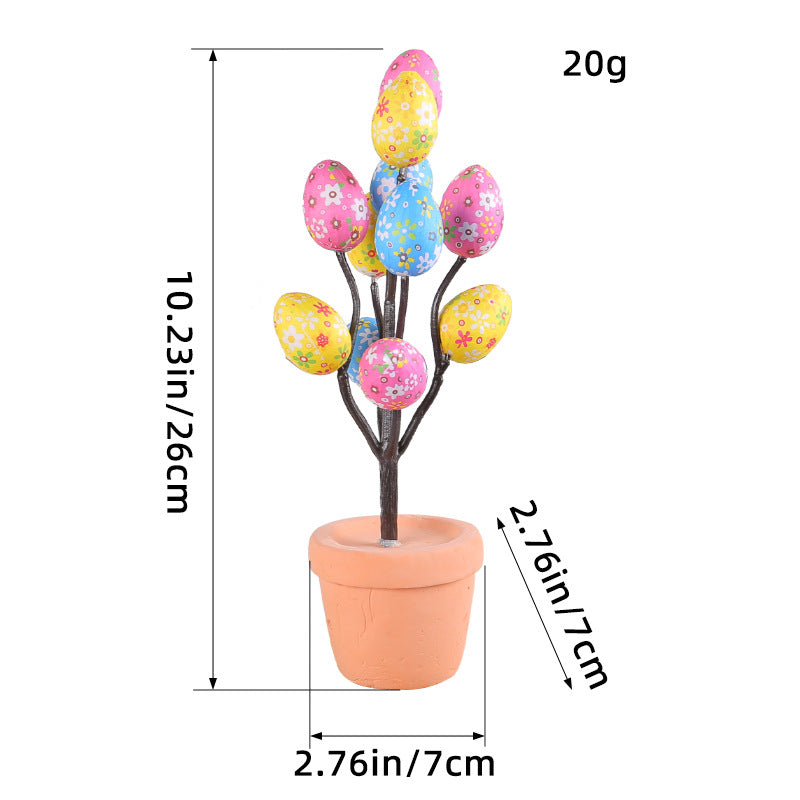 Cartoon Printed Egg Table Decorative Ornaments Pi-Mart