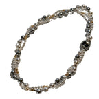 Fashion Jewelry Micro-inlaid Square Dual-wear Double-layer Necklace Pi-Mart