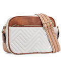 Vintage popular embroidered grid small women crossbody bag,Small Crossbody Purse for Women Triple Zip, - SJB-DIAMOND ELITES