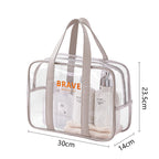 Waterproof beach bag, wet and dry separation fitness bag, toiletry bag, storage goggles, swimsuit swimming bag, Transparent Cosmetic Bag, - SJB-DIAMOND ELITES