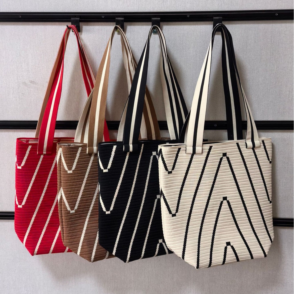 Women's bags, tote bags, knitted bags, large-capacity handbags, versatile women's shoulder bags, - SJB-DIAMOND ELITES