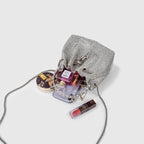 Chic Design Mini Bucket Bag diamond Sling Purse - SJB-DIAMOND ELITES