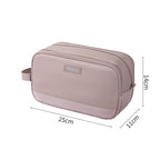 Cosmetic bag, business trip toiletries storage bag, three-layer dry and wet separation men's toilet bag, makeup bag organizer,Makeup bag with compartments, - SJB-DIAMOND ELITES