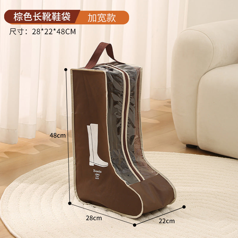 shoe storage bag, multi-functional tote transparent shoe bag, dust-proof and moisture-proof shoe bag, long boots and short boots protective bag. - SJB-DIAMOND ELITES