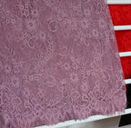 3Meters/lot Off White French Chantilly Lace Fabric , Eyelash Embroidery Lace Craft Bridal Veil Lace Accessory 150cm Width